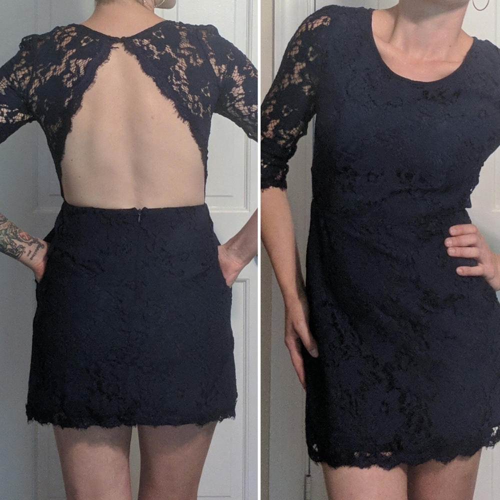 ◾ Signature 8 Open-Back Lace Dress◾ Lovely!!◾